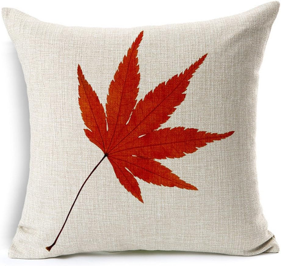 Fall Outdoor Throw Pillow Covers 18X18 Set of 4, Thanksgiving