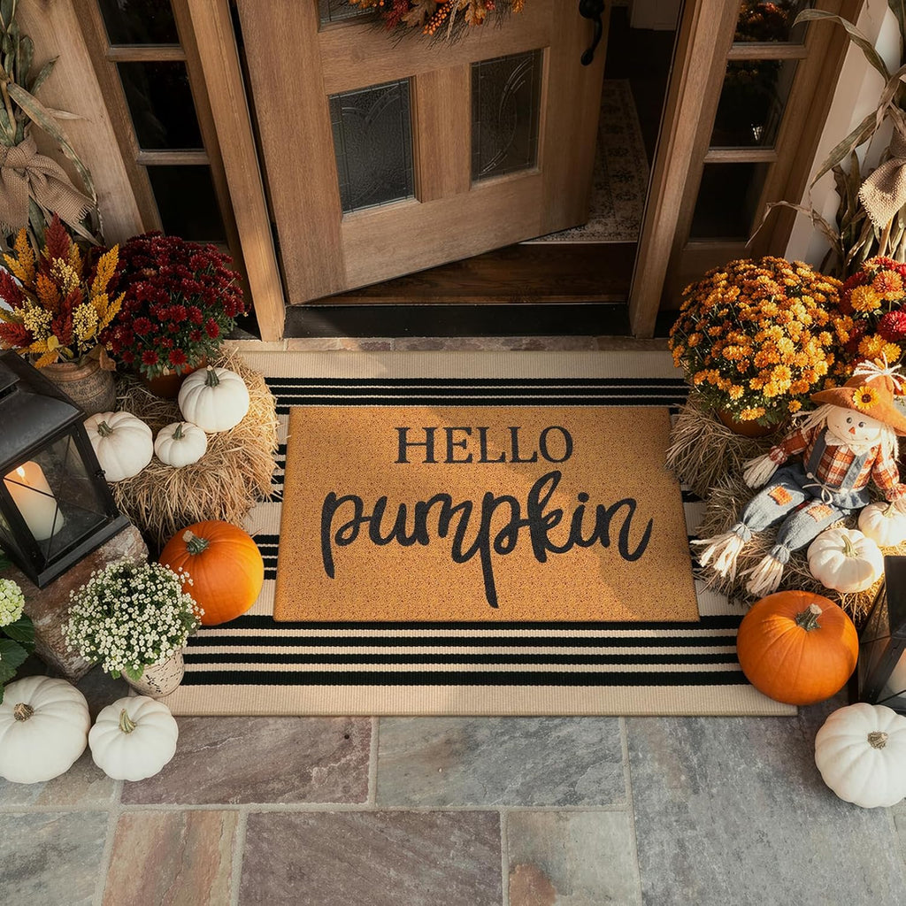 Front Door Mats Outdoor Fall Porch Rug Doormats Outdoor Entrance