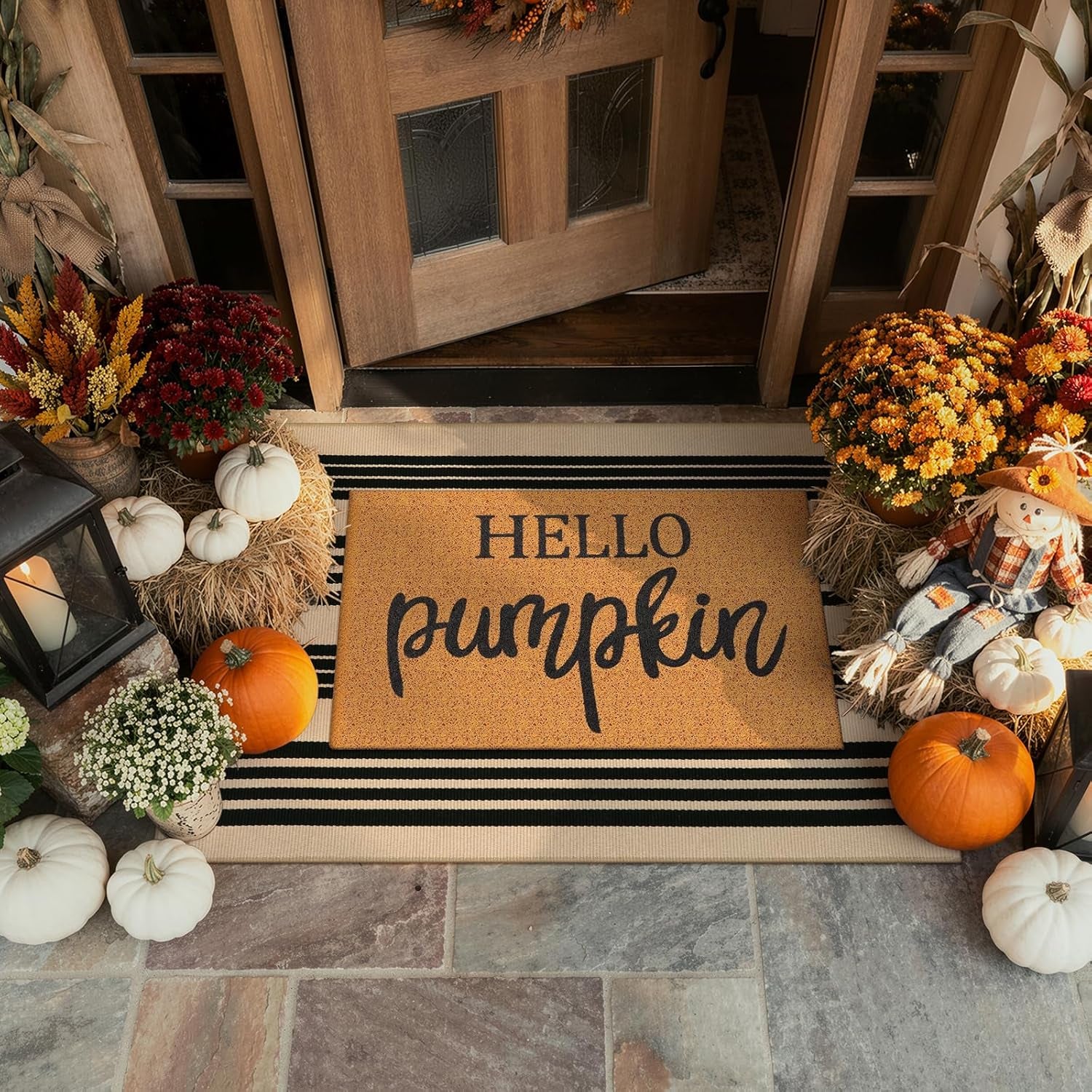 Front Door Mats Outdoor Fall Porch Rug Doormats Outdoor Entrance