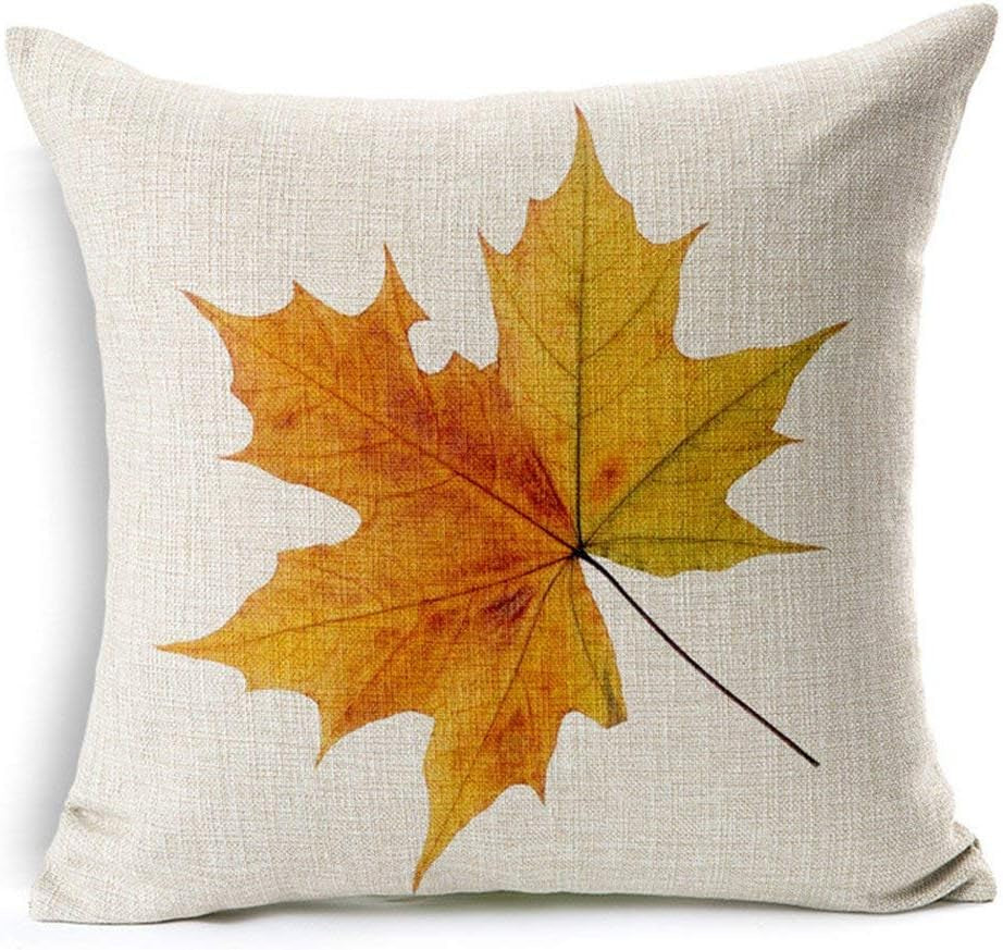 Fall Outdoor Throw Pillow Covers 18X18 Set of 4, Thanksgiving