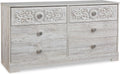 Signature Design by Ashley Paxberry Boho Dresser, Whitewash